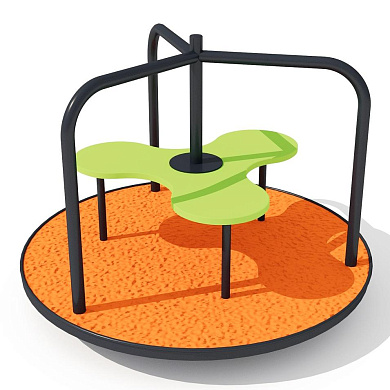 карусель с полом из резиновой крошки 04406.21 для детской площадки