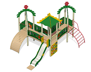 игровой комплекс ик-58.1 для детской площадки