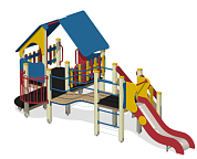 игровой комплекс ик-44.1 для детской площадки