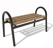 скамья парковая 0101001.24 для улицы