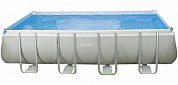бассейн каркасный intex ultra frame 28362, 732x366x132см, 31805л, песочный фильтр-насос, лестница, тент, подстилка