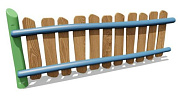 декоративное ограждение эко 271003 для детской площадки