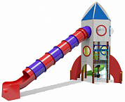 игровой комплекс ракета 07116.21 для детей 6-12 лет для уличной площадки