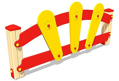 ограждение солнышко огд024 для уличной площадки