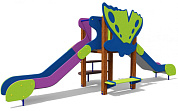 горка двойная бабочка 08402.21 для детской площадки