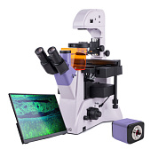 микроскоп levenhuk magus lum vd500l lcd люминесцентный инвертированный цифровой