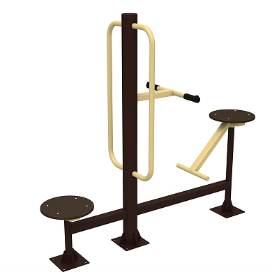 уличный тренажер sport-fora твистер сидя-стоя yt26 для спортивной площадки