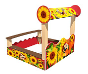 песочница подсолнух у1 п076 для детской площадки
