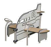 игровое оборудование romana 057.64.10 для детской площадки