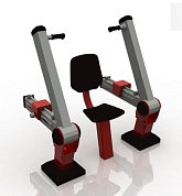 уличный тренажер ут-028-1 для спортивных площадок