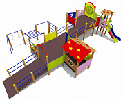 игровой комплекс 0107003 для детей с ограниченными возможностями для уличной площадки