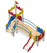 игровой комплекс ик-21 для детской площадки