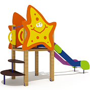 горка морская звезда 08019.24 h=1000 для детской площадки