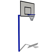 баскетбольная стойка игровая 12010 для игровой спортивной площадки