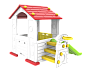 Игровой домик Toy Monarch CHD-501 с горкой