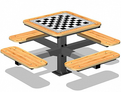стол шахматный уличный м2 сп231