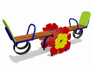 качели-балансир аленький цветочек 04106.21 для детской площадки