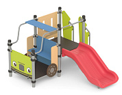 игровой макет romana машинка с горкой 111.09.00 для детской площадки