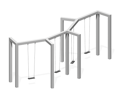 парковые качели кч-air для скверов и зон отдыха