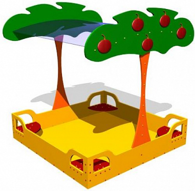 детская песочница яблоня п035 для игровой площадки