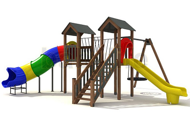 игровой комплекс actiwood aw-24 для детской площадки
