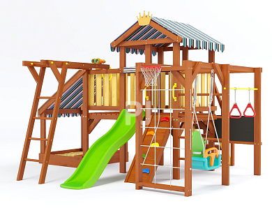 детская деревянная площадка савушка baby play priority - 13