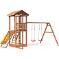 Детская деревянная площадка Можга 1 СГ1-Р926-Р912-Р981 с качелями крыша дерево 