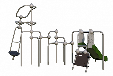 детский игровой комплекс romana 057.07.10 для детской площадки