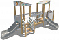 Игровой макет Поезд Сапсан МД104.00.1 для детской площадки