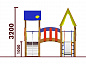 Игровой комплекс 070277.21 для детей 4-6 лет для уличной площадки