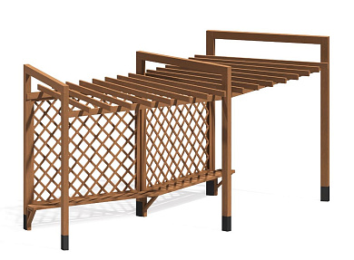 пергола пм-34 для парков и зон отдыха