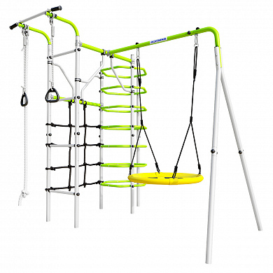 уличный спортивный комплекс romana космос 103.21.05 + качели-гнездо оксфорд 80 см