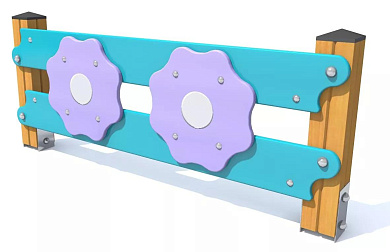 ограждение газонное sweetplay  г.сп002 для детской площадки