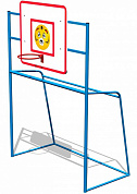 детские футбольные ворота карапуз 2 сэ095 для спортивной площадки