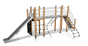 детский игровой комплекс вст 5518/1 для уличной площадки
