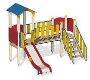 игровой комплекс ик-41 для детской площадки