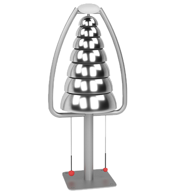 музыкальный инструмент колокольное дерево эко-291005 для детской площадки