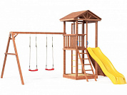 детская деревянная площадка можга 5 сг5-р912-р981 с качелями крыша дерево 