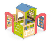 игровой домик-лабиринт romana 111.30.01 для детских площадок