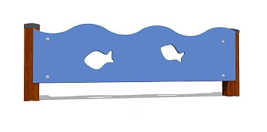 Ограждение ВСТ 5796 декоративное для уличной площадки