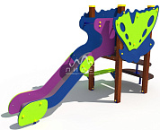 горка бабочка 08302.21 h=1000 для детской площадки