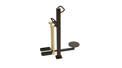 уличный тренажер sport-fora твистер стоя-хипс yt63 для спортивной площадки