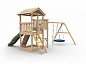 Детский деревянный комплекс RussSport Антошка с гнездом без покрытия