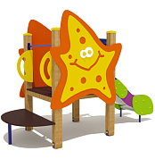 горка морская звезда 08017.24 h=650 для детской площадки