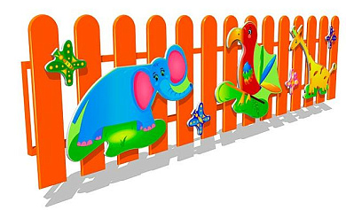 ограждение африка огд004 для уличной площадки