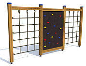 гимнастический комплекс оptimum-еco эко.гк01 для детской площадки