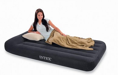 матрас надувной intex pillow rest classic twin 66779