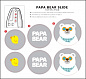 Домашняя горка iFam Papa Bear голубая IF-050-PBS-B