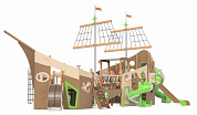 игровой комплекс летучий голландец 07111 для детей 6-12 лет для уличной площадки