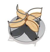 карусель вст 1229/2 для детской площадки